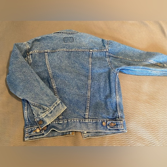 Levi’s type 3 denim Trucker jacket Vintage 80’s women’s M red tab “R” 57508 0218 - Picture 5 of 12